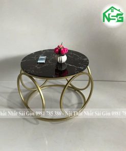 Bàn sofa mặt tròn phong cách Châu Âu NSG-BT7