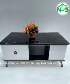 Bàn trà cao cấp 2 hộc tủ NSG-BT8