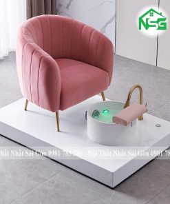 Ghế sofa nail vải nhung sang trọng N1