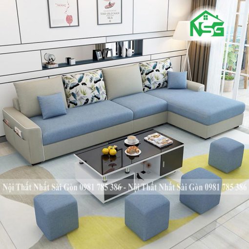 Ghế sofa vải bố nhập khẩu NSG-V1