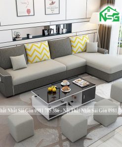 Ghế sofa vải bố nhập khẩu NSG-V1