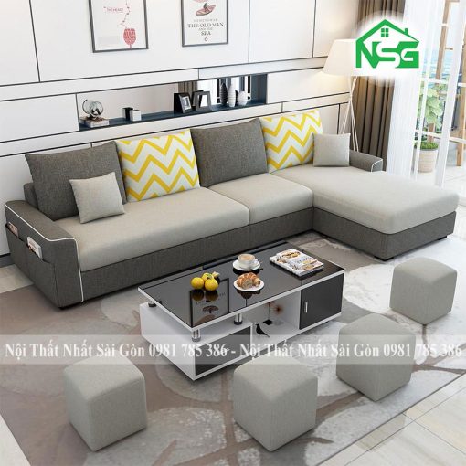 Ghế sofa vải bố nhập khẩu NSG-V1