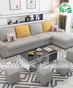 Ghế sofa vải bố nhập khẩu NSG-V1