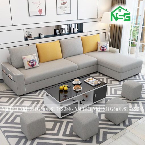 Ghế sofa vải bố nhập khẩu NSG-V1