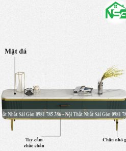 Kệ tivi mặt đá phong cách Hong Kong NSG-TV7