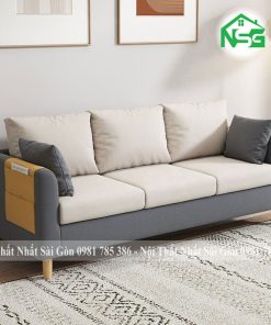 Sofa băng chất liệu vải bố NSG B5