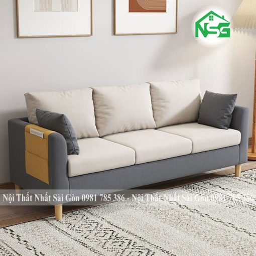 Sofa băng chất liệu vải bố NSG B5