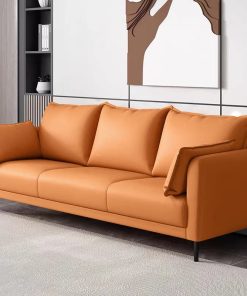 Sofa da căn hộ nhỏ gọn NSG-D2