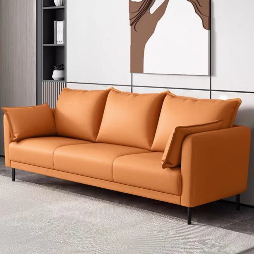 Sofa da căn hộ nhỏ gọn NSG-D2