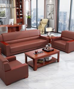 Sofa văn phòng tay gỗ đẹp mắt NSG-VP02