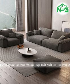 Ghế sofa băng thiết kế nệm liền nguyên khối NSG B12