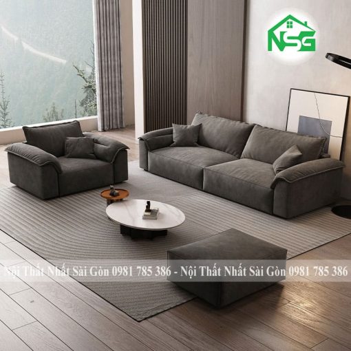 Ghế sofa băng thiết kế nệm liền nguyên khối NSG B12