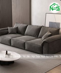 Ghế sofa băng thiết kế nệm liền nguyên khối NSG B12