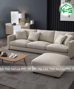 Ghế sofa băng vải bố êm ái NSG B8