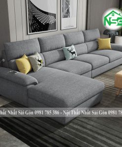 Ghế sofa cao cấp vải bố hiện đại NSG-CC1