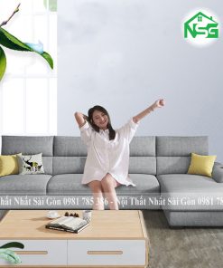 Ghế sofa cao cấp vải bố hiện đại NSG-CC1