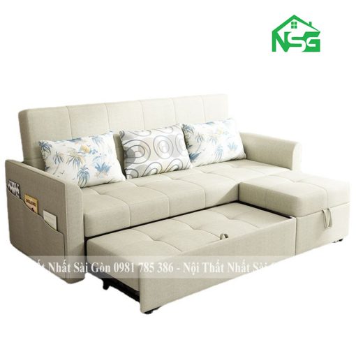 Ghế sofa giường kéo thông minh vải bố NSG Gk10