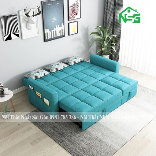 Ghế sofa giường kéo thông minh vải bố NSG Gk10