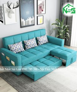 Ghế sofa giường kéo thông minh vải bố NSG Gk10