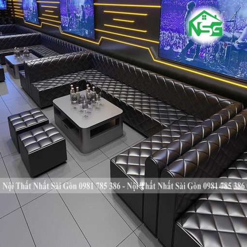 Ghế sofa karaoke thiết kế đẹp mắt NSG K2