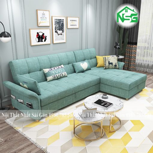 Sofa giường góc L cho phòng khách NSG GK05