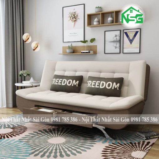 Sofa giường thiết kế hộc tủ NSG-GB06