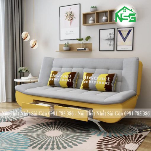 Sofa giường thiết kế hộc tủ NSG-GB06