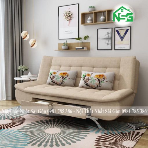 Sofa giường thiết kế hộc tủ NSG-GB06