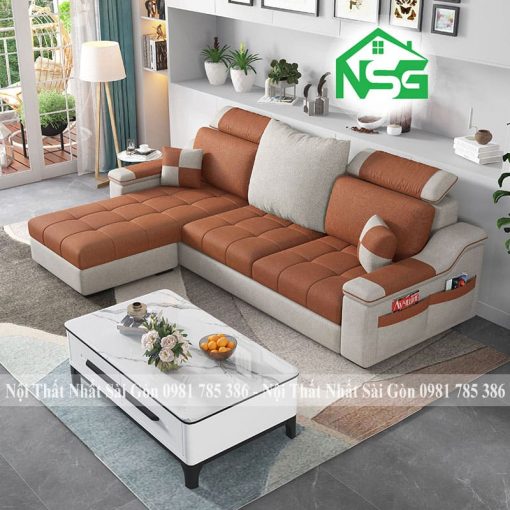 Sofa góc vải bố cao cấp NSG-G3