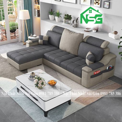 Sofa góc vải bố cao cấp NSG-G3